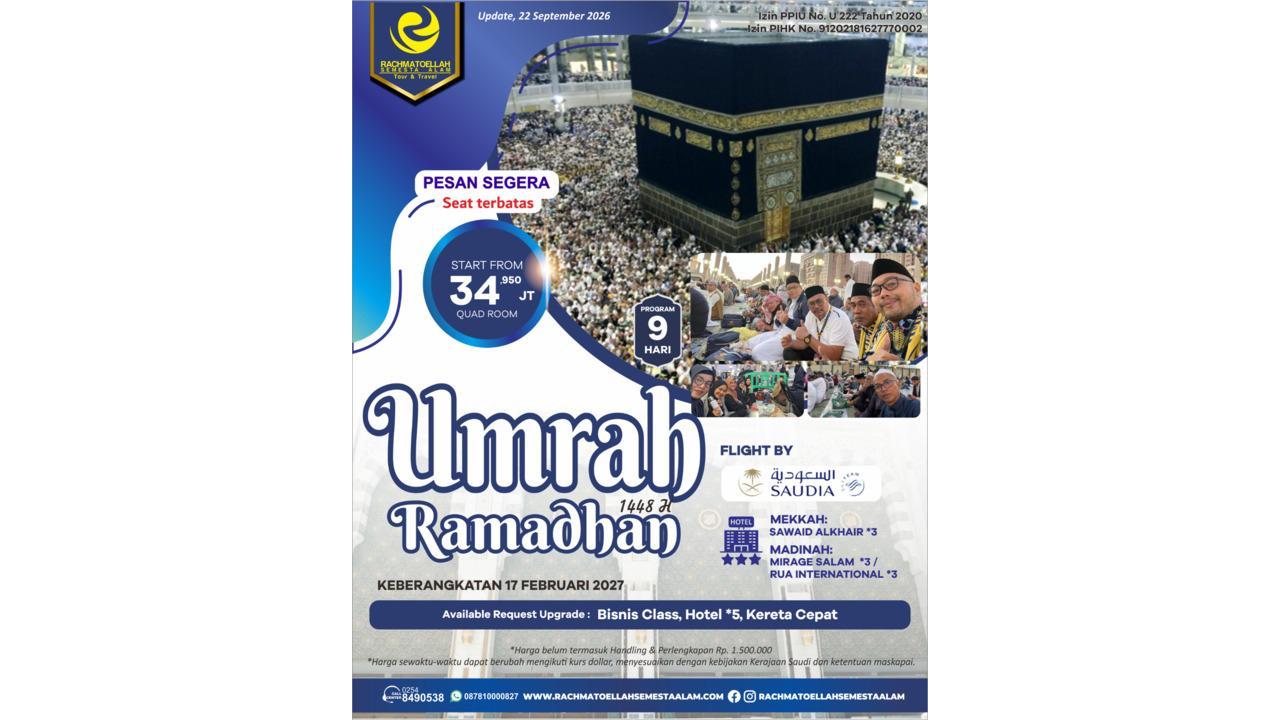 Umrah Ramadhan 2027
